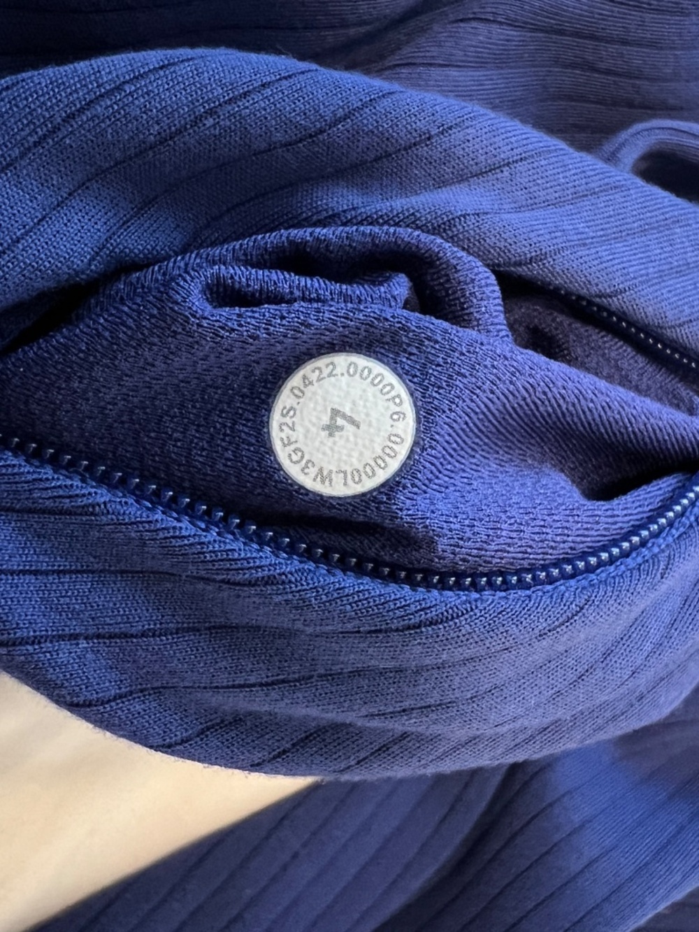 Lululemon It's Rulu Ribbed Cropped Half Zip - Picture 8 of 8